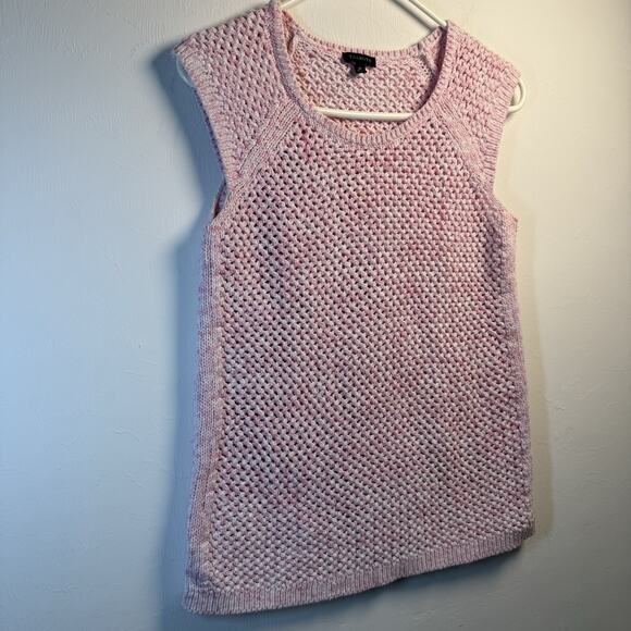 Talbots Top Soft Pink Size medium Shell Sleeveless 100% Cotton Womens - Picture 3 of 11